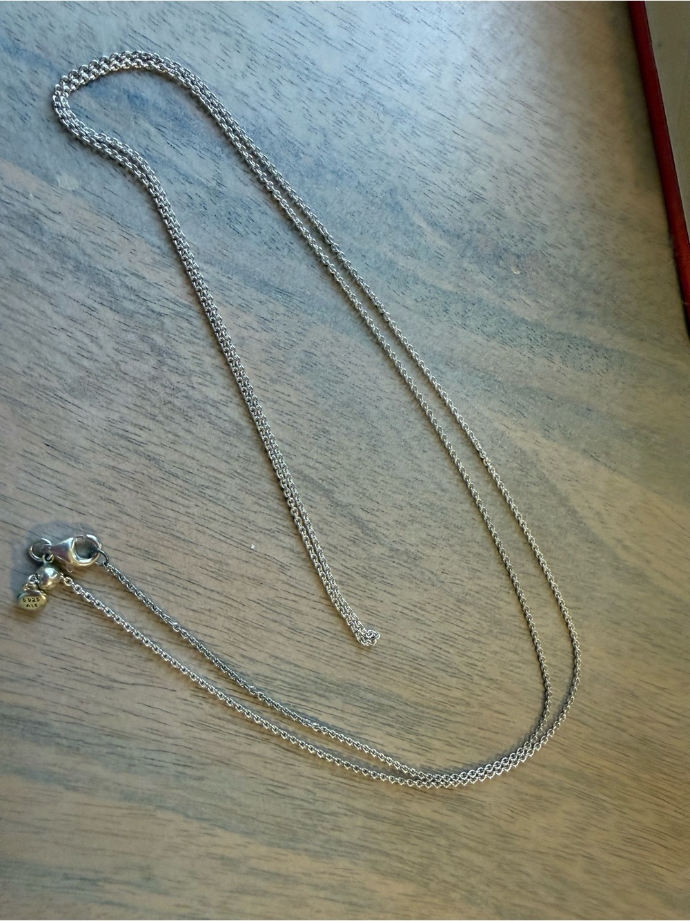 Pandora Sterling Silver adjustable Chain Necklace